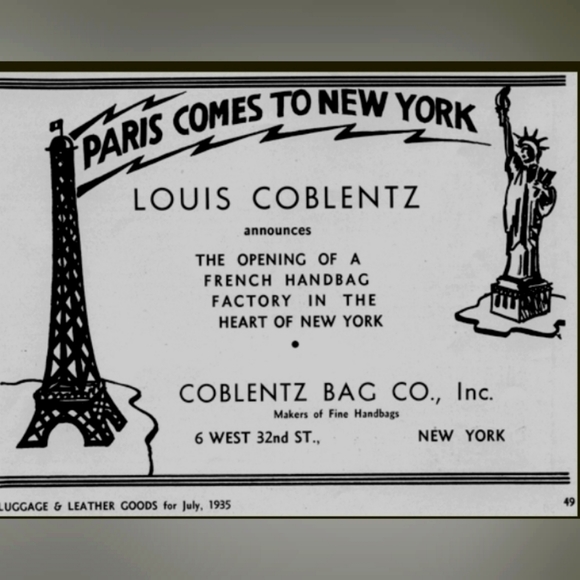 Coblentz Original Print Bag VINTAGE & RARE - Picture 14 of 14